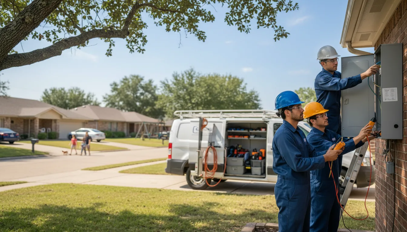 Certified electrician providing emergency electrical services in Rougon, LA